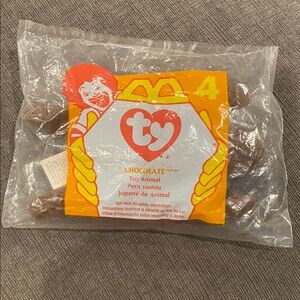 1996 McDonald’s TY Beanie Baby Happy Meal Toy - Chocolate the Moose  babies toys
